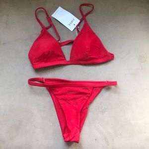 Red bikini